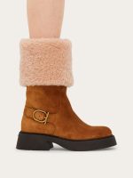 Ferragamo Ankle boot with chunky shearling detail - Image 8